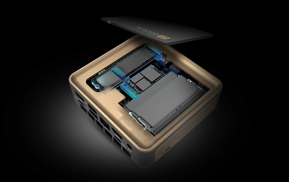Sistem Desktop PC SAPPHIRE EDGE AI Mini, AMD Ryzen AI 9 HX 370